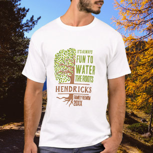 T-shirt met stamboomthema voor familiereünie
