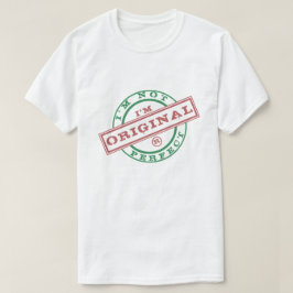 T-Shirt met stempeltekst