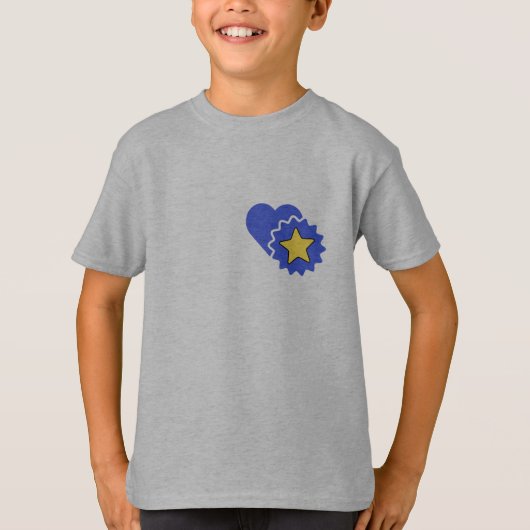 T-shirt met ster (Voorkant)