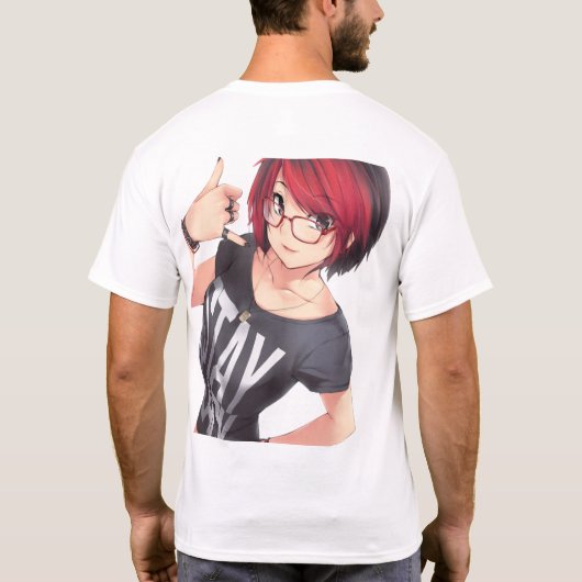 T-Shirt met Sterk Karakter (Achterkant)