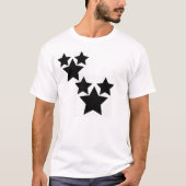 T-shirt met sterren (Voorkant)