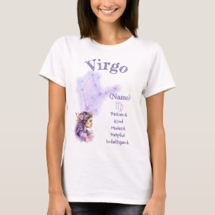 T-Shirt met sterrenbeeld Maagd *1