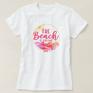 T-shirt met strand oceaans liefde