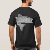 T-shirt met strepen (donker) (Achterkant)