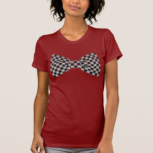 T-shirt met stropdas (Voorkant)