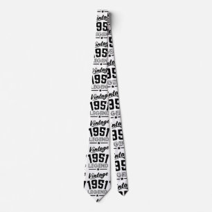 T-Shirt met stropdas uit de jaren 50 vintage stijl