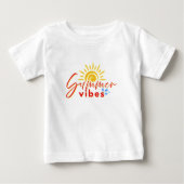 T-shirt met "Summer Vibes" (Voorkant)