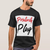T-shirt met T-shirt voor de positieve aansluiting  (Voorkant)
