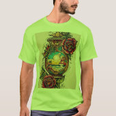 T-shirt met tattoo (Voorkant)