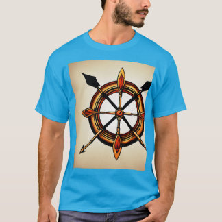 T-shirt met tattoo thema