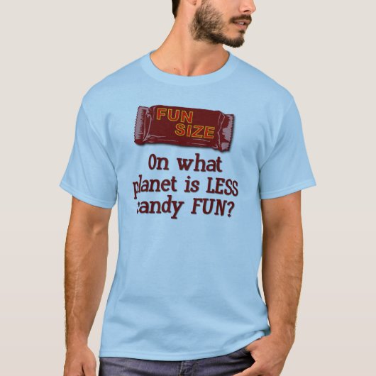 T-shirt met tekengrootte (Voorkant)