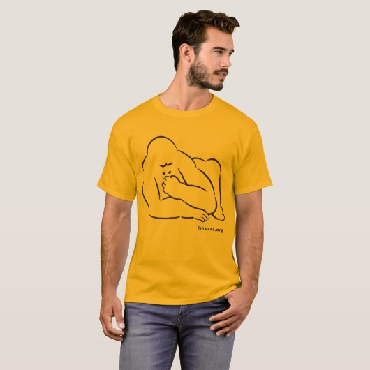 T-shirt met tekening Ishmael. (Voorkant volledig)