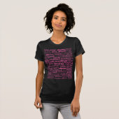 T-Shirt met tekst GEZONDHEID (Voorkant volledig)