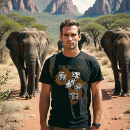 T-shirt met “The Big Five”