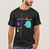 T-shirt met thema "Kleuren van geluk" (Voorkant)