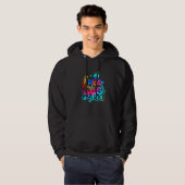 T-shirt met Tie Dye-motief Middelbare School Team (Voorkant volledig)