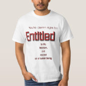 T-shirt met titel (Voorkant)