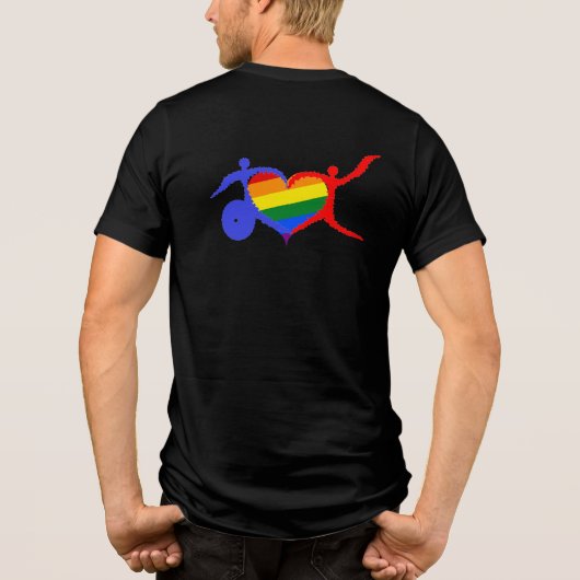 T-shirt met trots op een beperking (Achterkant)