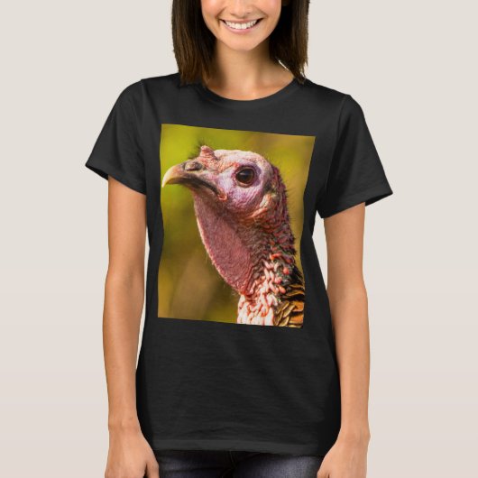 T-shirt met Turkey Up Close and Personal (Voorkant)