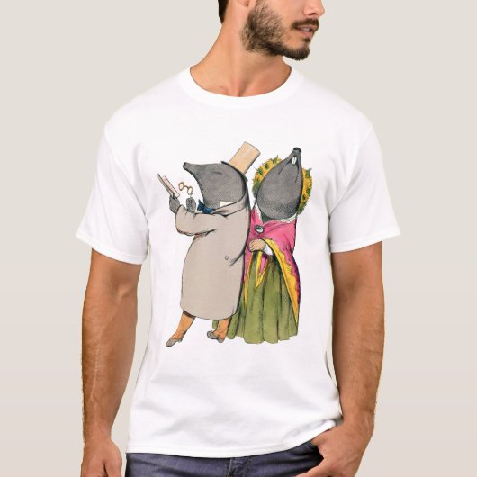 T-shirt met twee dapper (Voorkant)