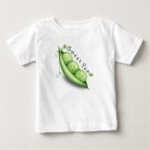 T-shirt met tweet Pea Ruffle (Voorkant)