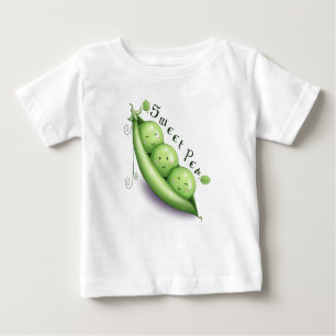 T-shirt met tweet Pea Ruffle