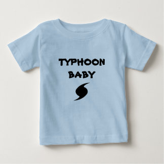 T-shirt met "tyfoon Baby"
