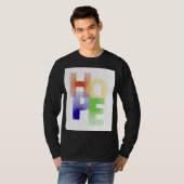 T-shirt met typografie voor mannen (Voorkant volledig)