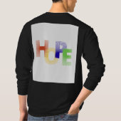 T-shirt met typografie voor mannen (Achterkant)