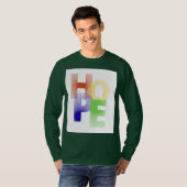 T-shirt met typografie voor mannen (Voorkant volledig)