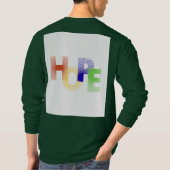 T-shirt met typografie voor mannen (Achterkant)