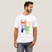 T-shirt met typografie voor mannen (Voorkant volledig)