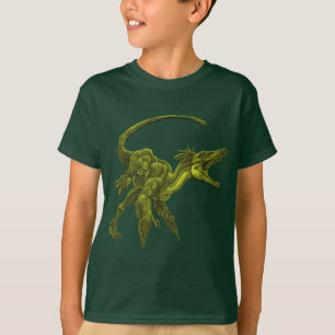 T-shirt met tyranosaurus-rex dinosaur