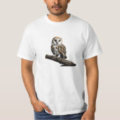 T-shirt met uil  (Voorkant)