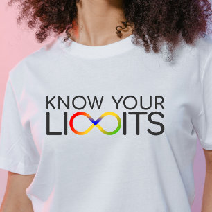 T-shirt met unieke offerte Ken je grenzen