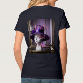 T-shirt met V-hals voor vrouwen 'Beste moeder ter  (Achterkant)