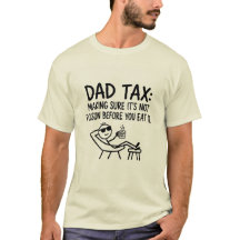 T-shirt met vadergrap