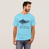 T-shirt met vaquita en inscriptie (Voorkant volledig)