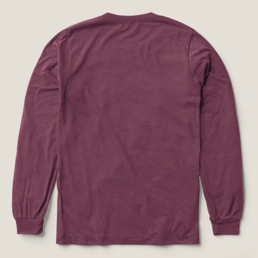 T-Shirt met Verbonden Driehoeken Tri-blend (Achterkant)