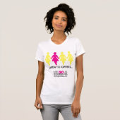 T-SHIRT MET VERKEERSLICHT: AMBER (Voorkant volledig)