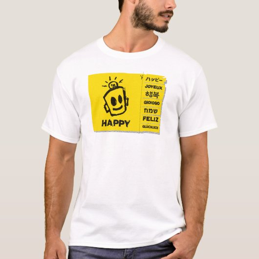 T-shirt met vertalingen gevonden (Voorkant)