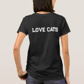 T-shirt met Vett Kat Gezicht – Fel & Stijlvol (Achterkant)