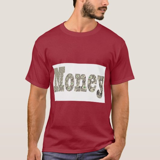 T-shirt met vette geldprint voor trendsetters (Voorkant)