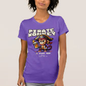 T-shirt met videogamepiraatape (Voorkant)
