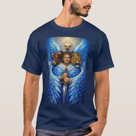 T-Shirt met vier levende wezens