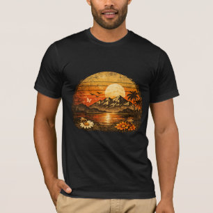 T-shirt met vintage afbeelding voor heren