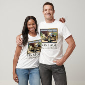 T-shirt met vintage auto's (Unisex)