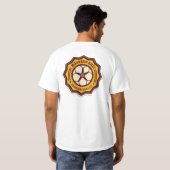 T-Shirt met Vintage Fiets 8 (Achterkant volledig)