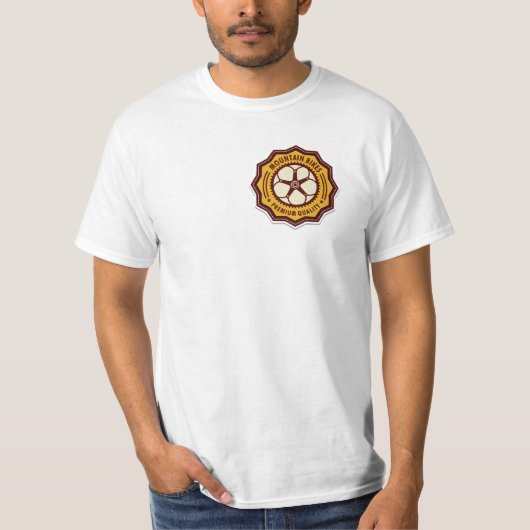 T-Shirt met Vintage Fiets 8 (Voorkant)