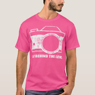T-shirt met vintage fotografie 'Leven achter de le